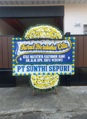 Papan Bunga Duka di Ranca Bango
